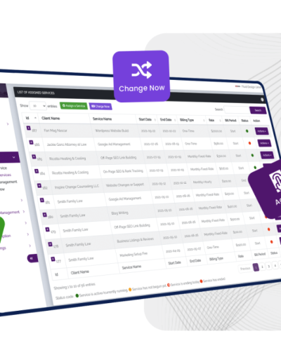 Client-management interface