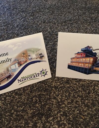 Resort business cards