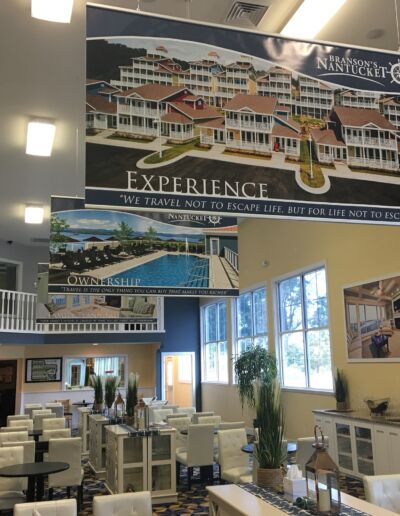 Resort sales-center banner