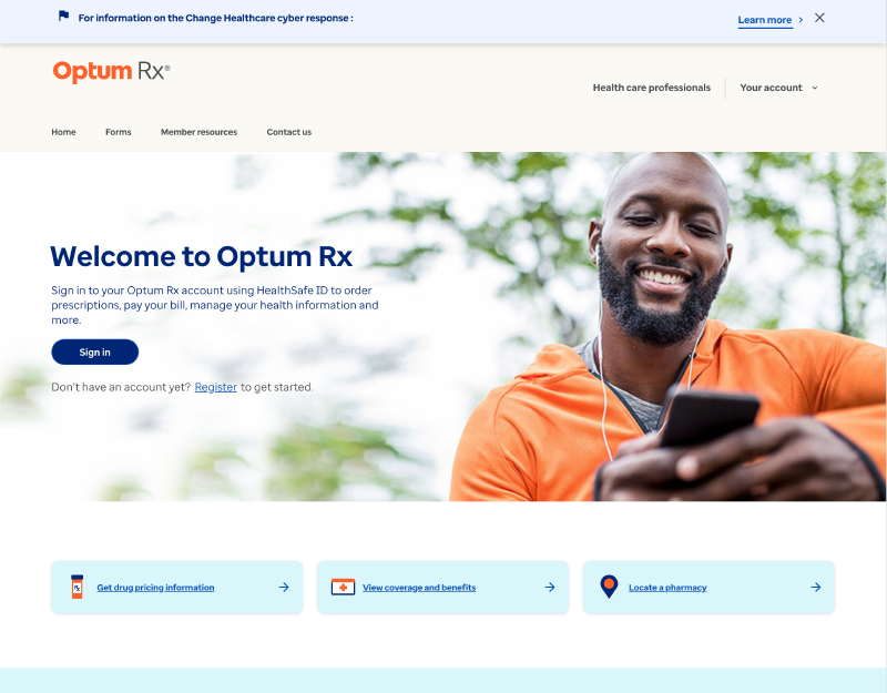 Optum Rx public experience — New