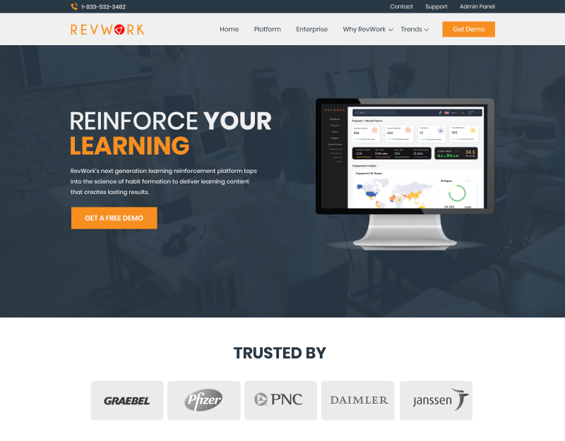 RevWork website redesign.