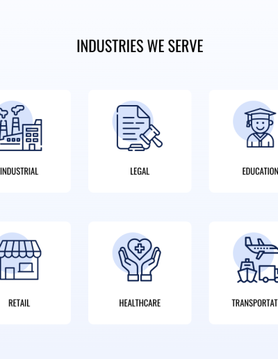 Content-services capabilities page