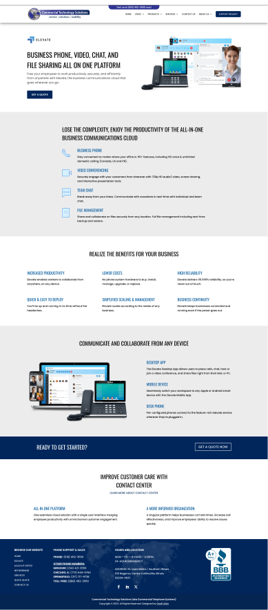 Service pages